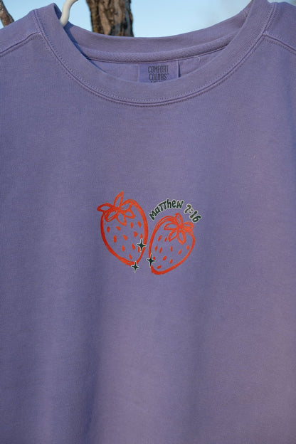 (PRE - ORDER) Matthew 7:16 By Their Fruit CrewneckWebster Wax Company