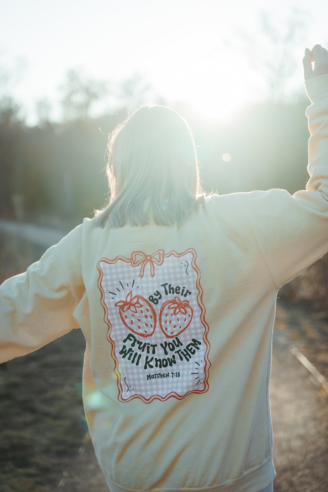 (PRE - ORDER) Matthew 7:16 By Their Fruit CrewneckWebster Wax Company