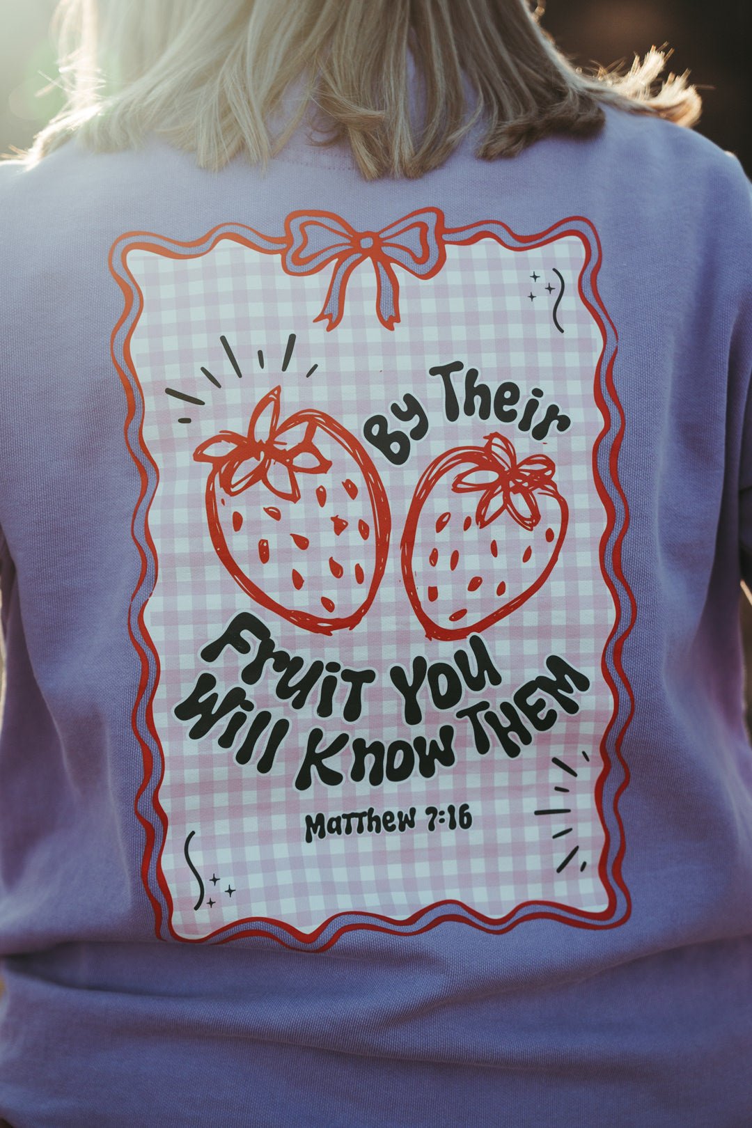 (PRE - ORDER) Matthew 7:16 By Their Fruit CrewneckWebster Wax Company