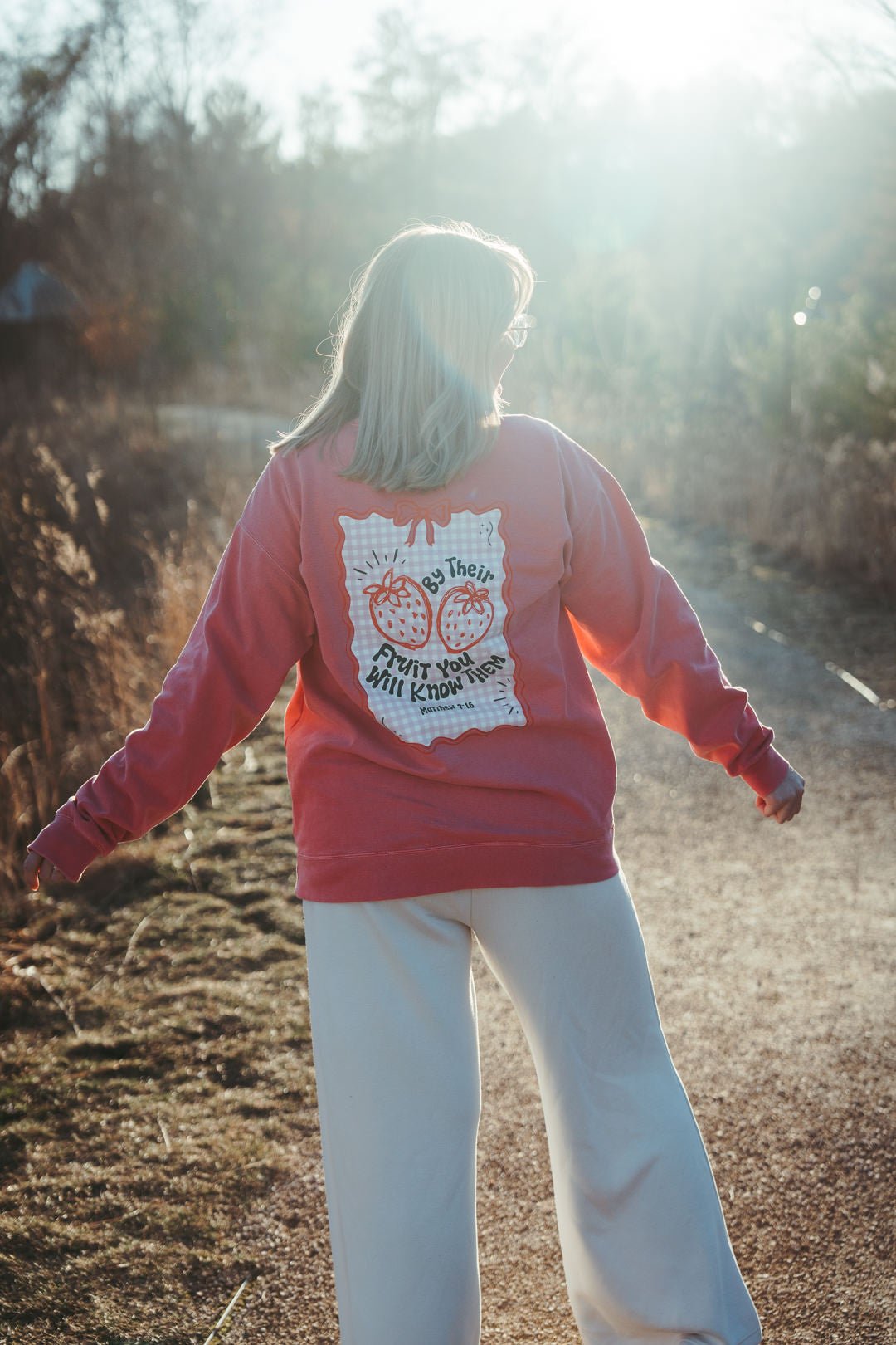 (PRE - ORDER) Matthew 7:16 By Their Fruit CrewneckWebster Wax Company