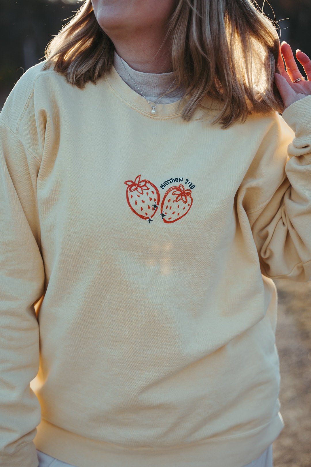 (PRE - ORDER) Matthew 7:16 By Their Fruit CrewneckWebster Wax Company