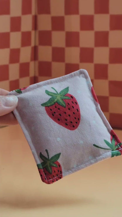 Strawberry Crinkle Catnip Cat Toy