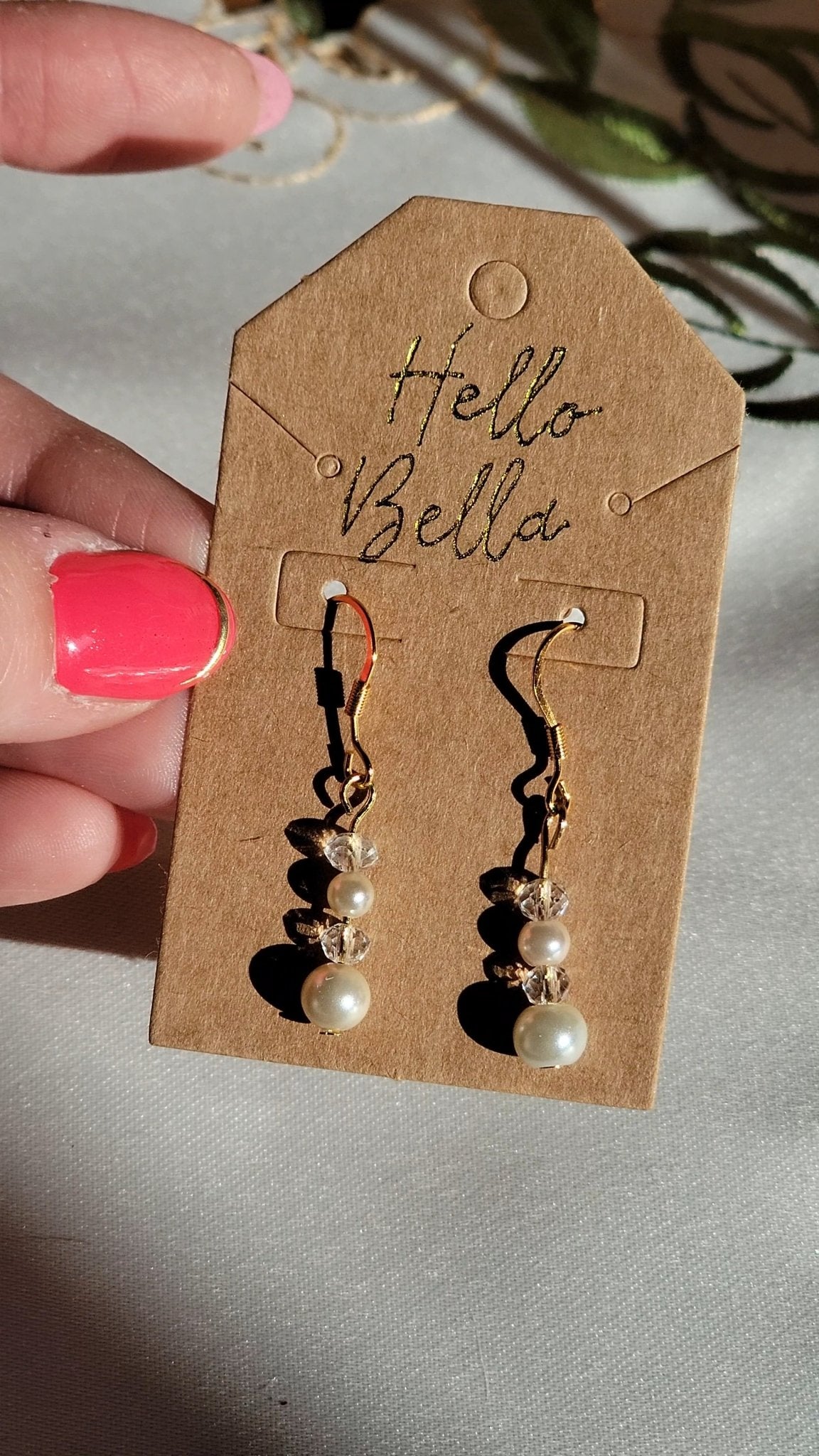 Refined by The Light Earrings: 18k Gold Plated Stainless SteelHello Bella LLC