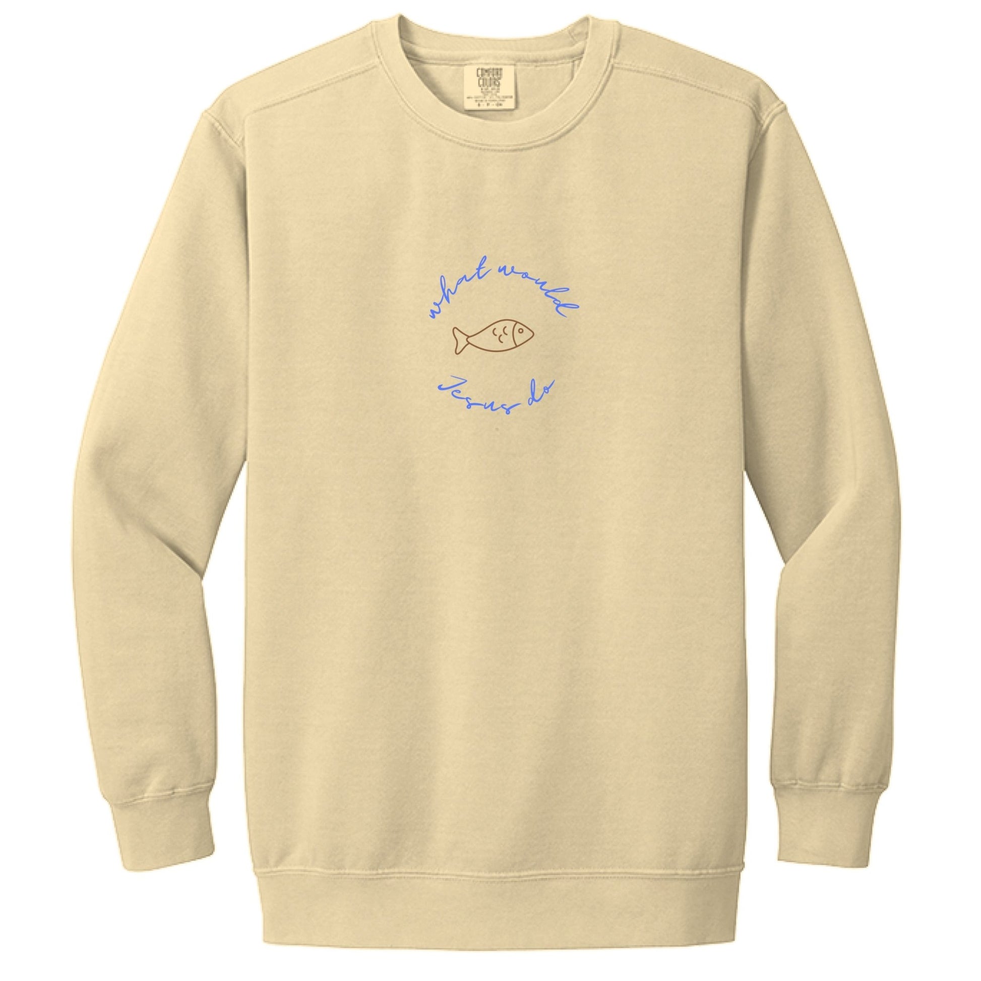 WWJD Yellow CrewneckHello Bella LLC