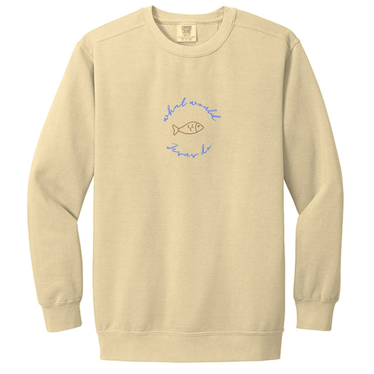 WWJD Yellow CrewneckHello Bella LLC